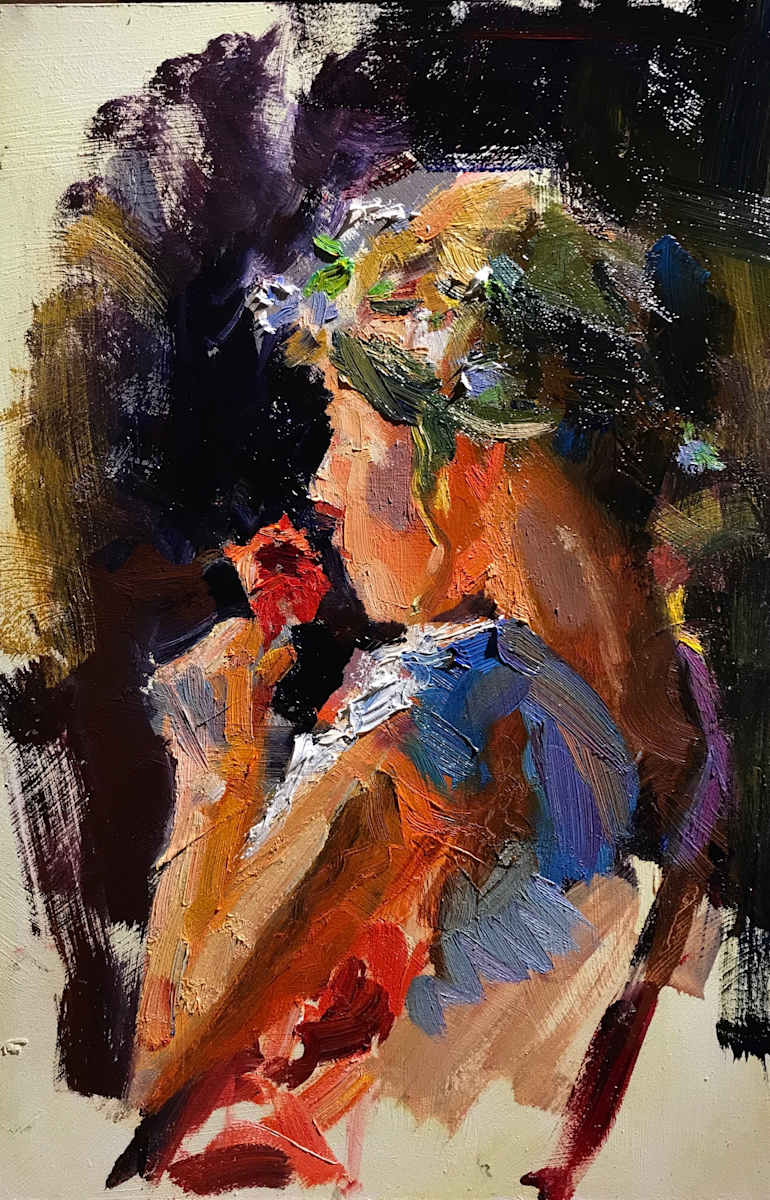 Sara With Rose 