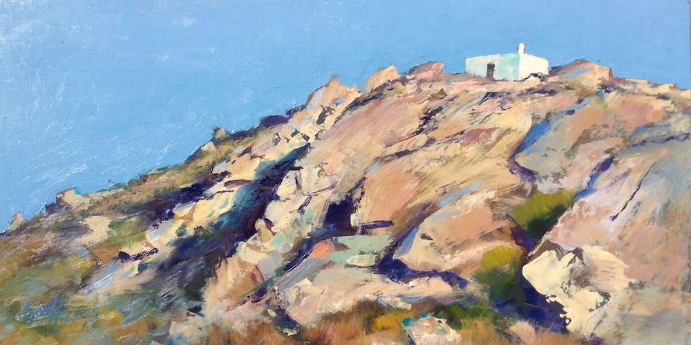 Serifos Rock Study by Leon Holmes 