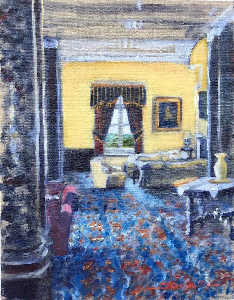 Plein Castle Markree by Sharon Rusch Shaver, Image 1.