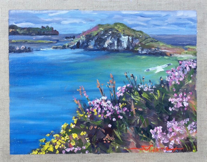 On the Coast of Dingle by Sharon Rusch Shaver 