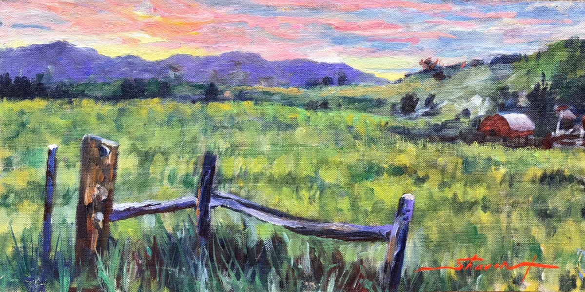 Sunset by Sharon Rusch Shaver 