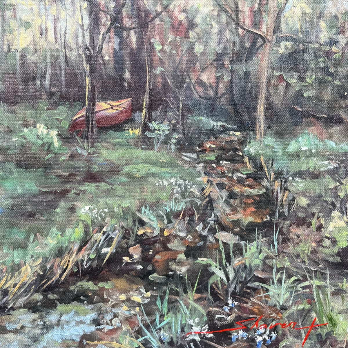 Plein Spring Dream by Sharon Rusch Shaver 