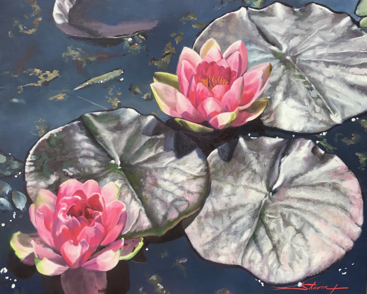 Water Lillies by Sharon Rusch Shaver 