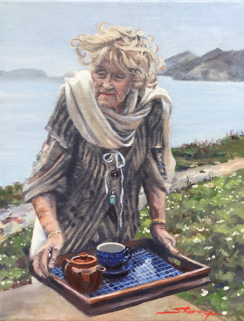 Tea in Ireland by Sharon Rusch Shaver 