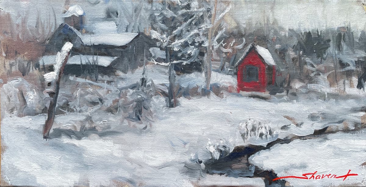 Plein Winter by Sharon Rusch Shaver 