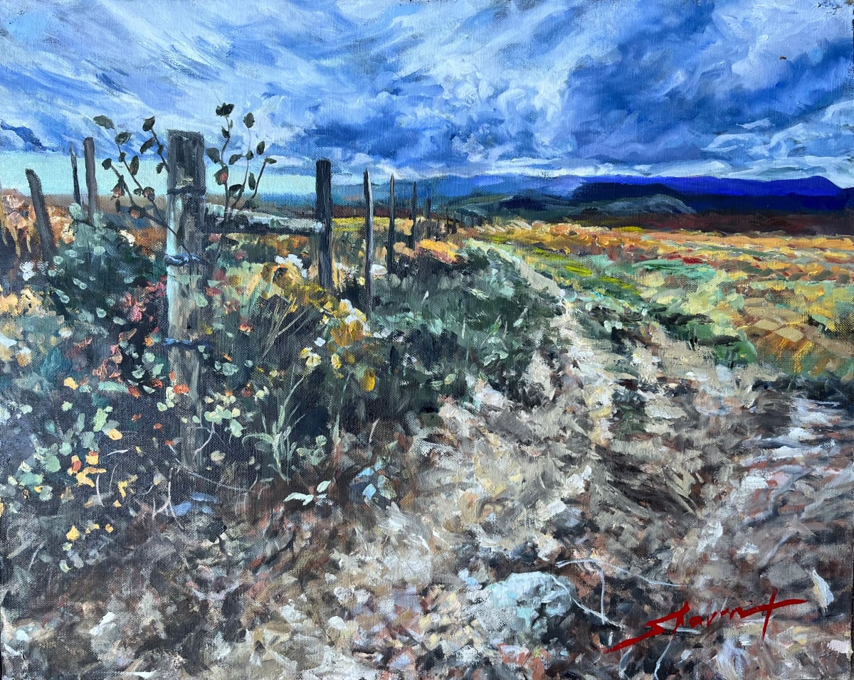 Path To Winter by Sharon Rusch Shaver 