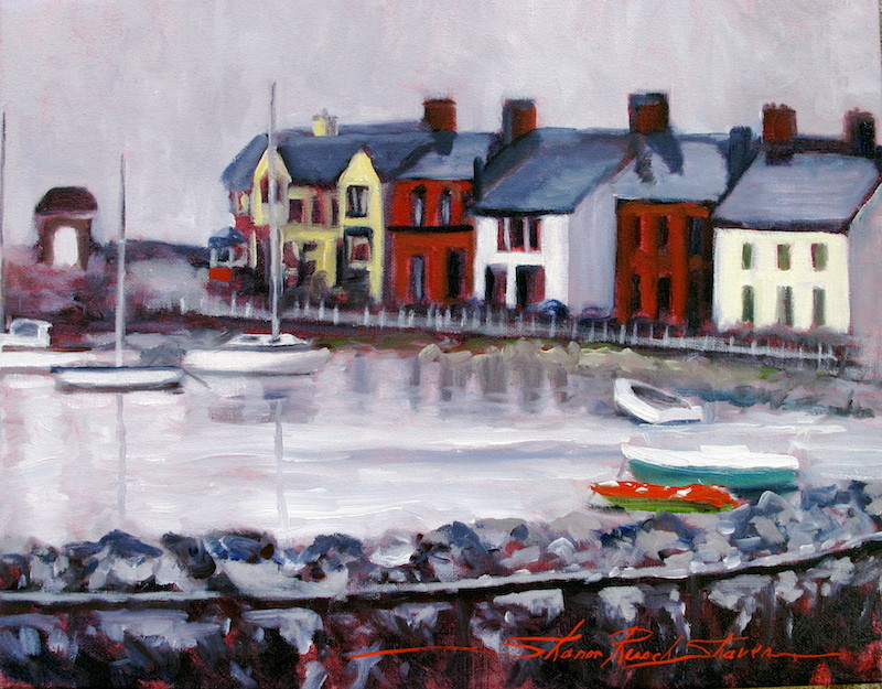 The Irish Coast by Sharon Rusch Shaver 