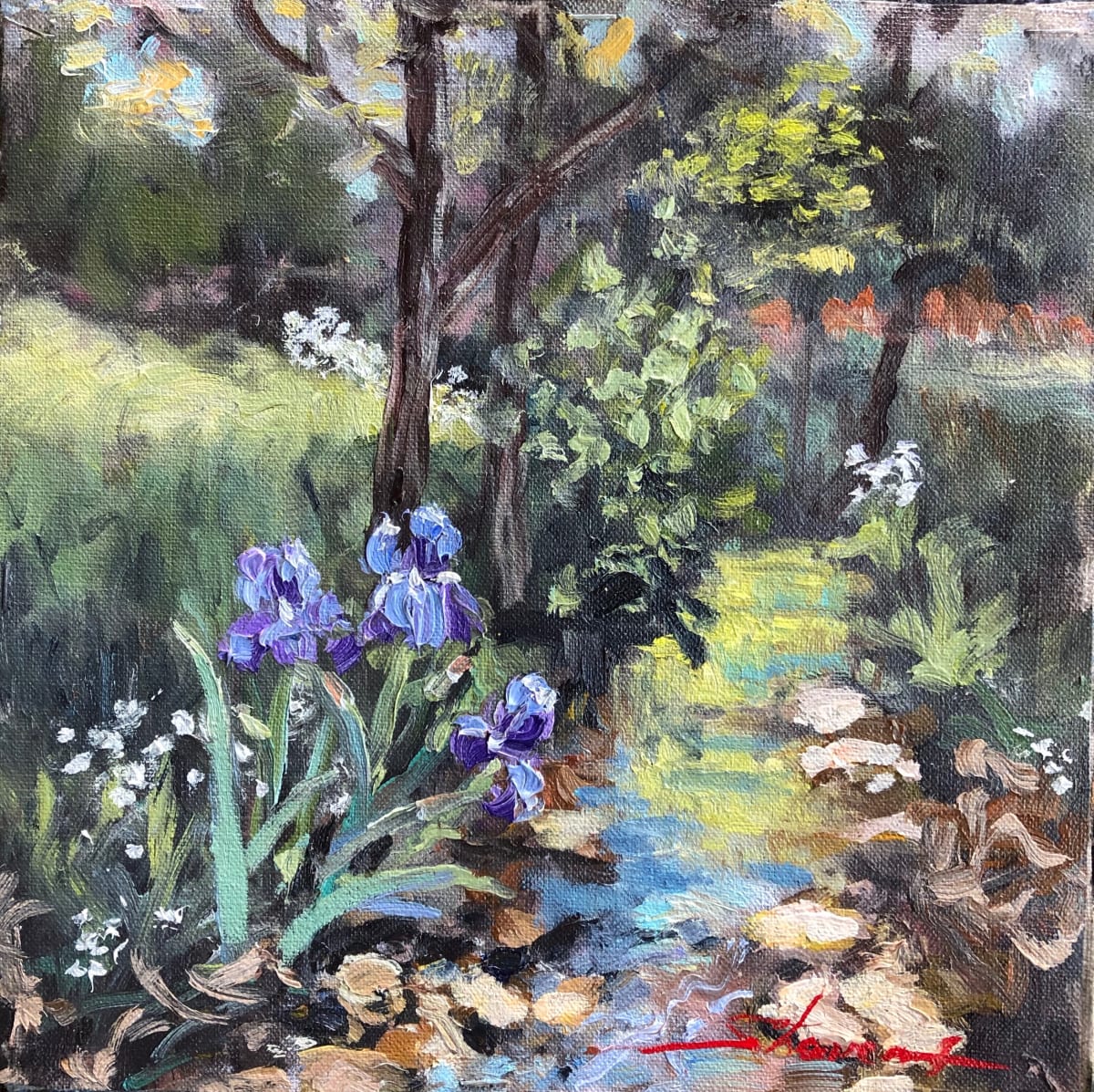 Plein Iris by Sharon Rusch Shaver, Image 1.