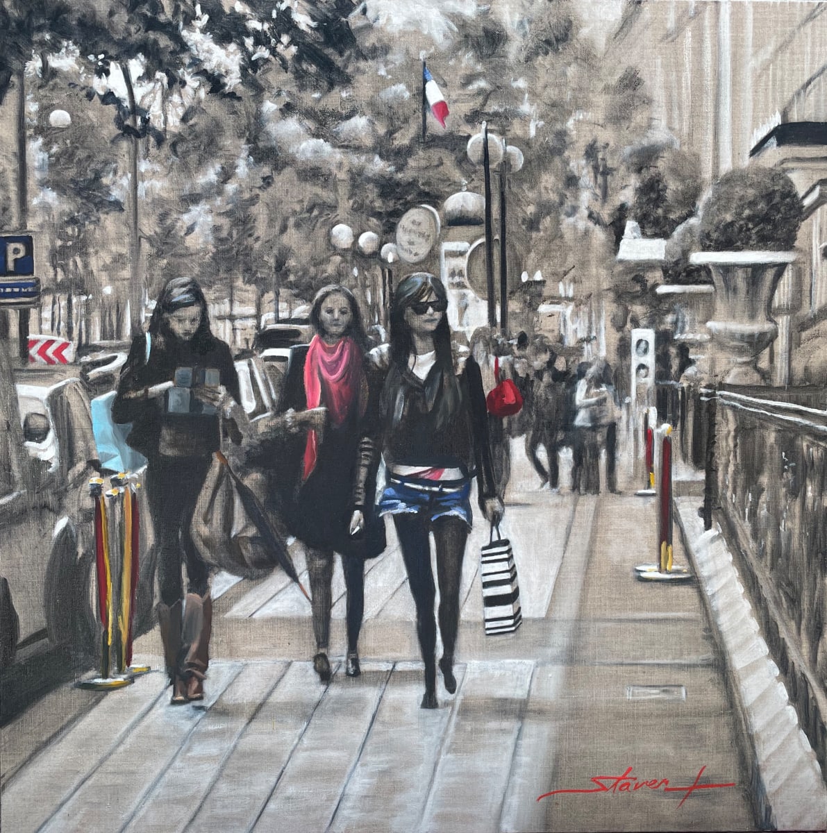 Last Day in Paris by Sharon Rusch Shaver 