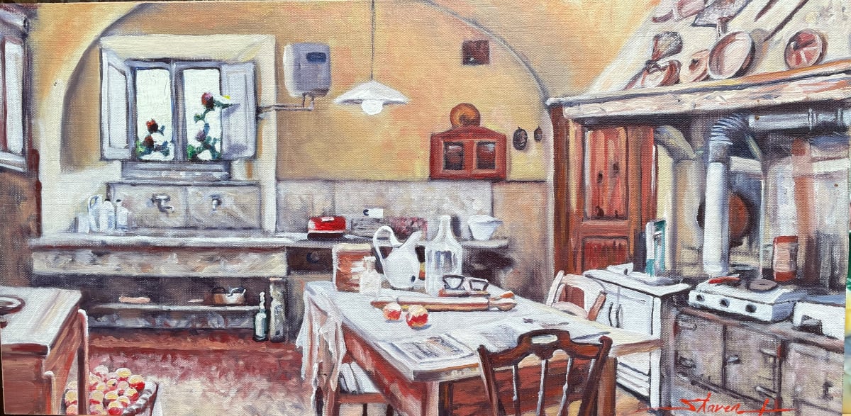 Italian Kitchen by Sharon Rusch Shaver 