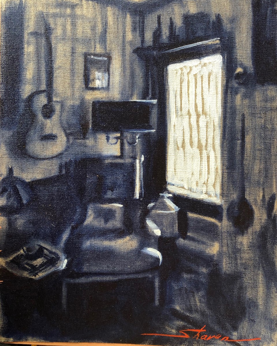 Plein Livingroom by Sharon Rusch Shaver 