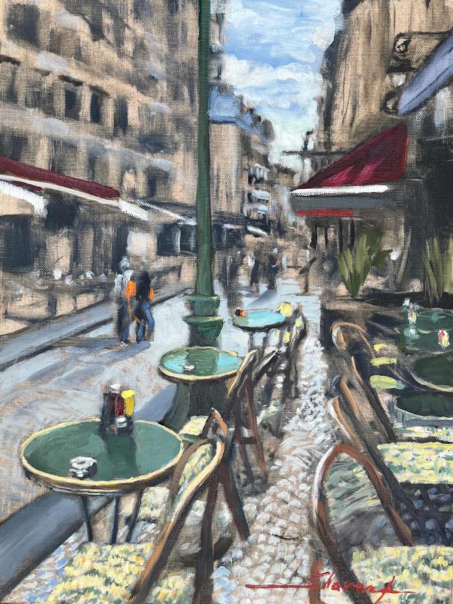 Plein Happy in Paris by Sharon Rusch Shaver 