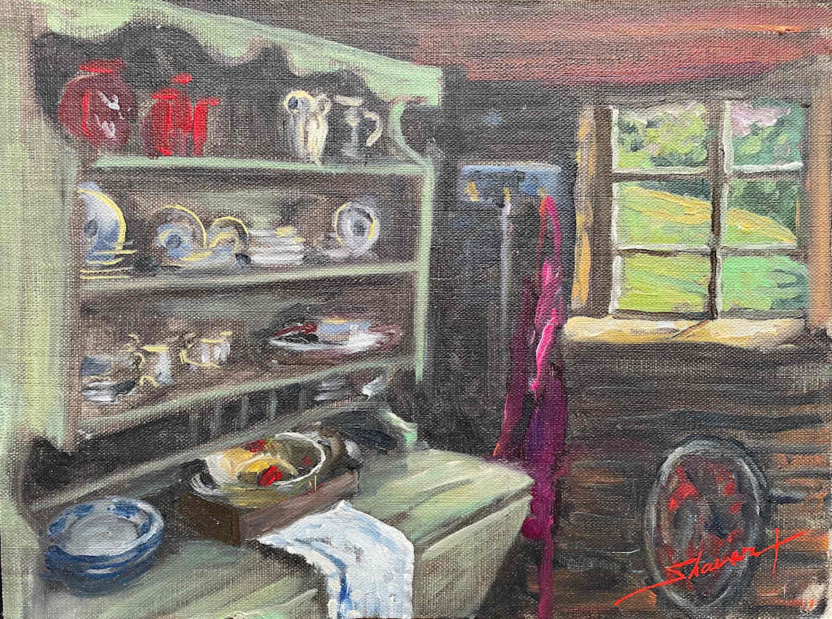 Plein Tillies Interior by Sharon Rusch Shaver, Image 1.