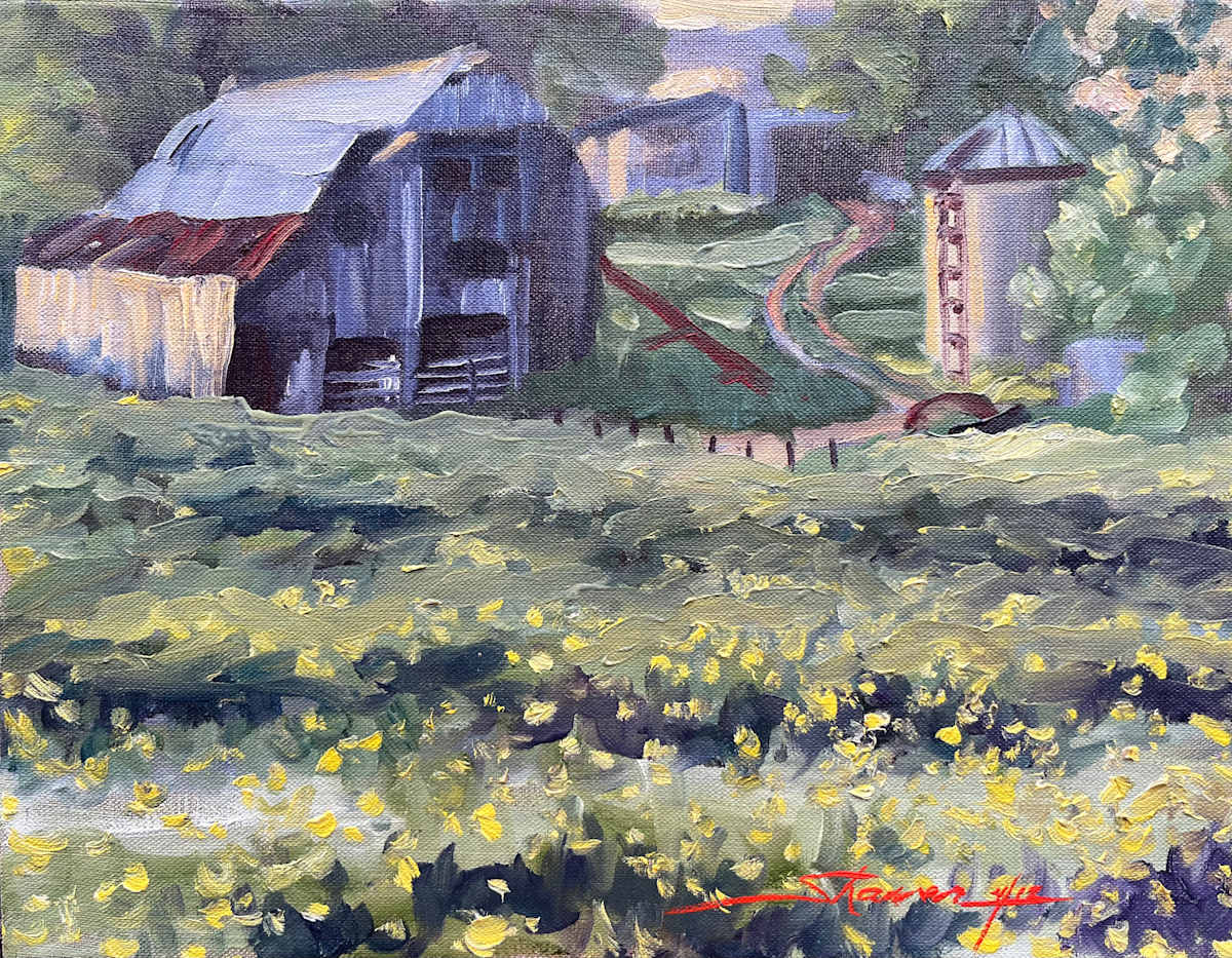 Plein Evening Summer View by Sharon Rusch Shaver, Image 1.