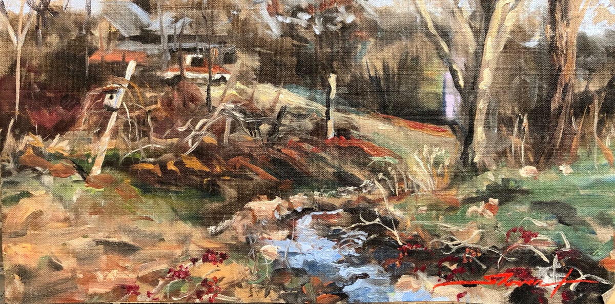 Winter Valley II by Sharon Rusch Shaver 