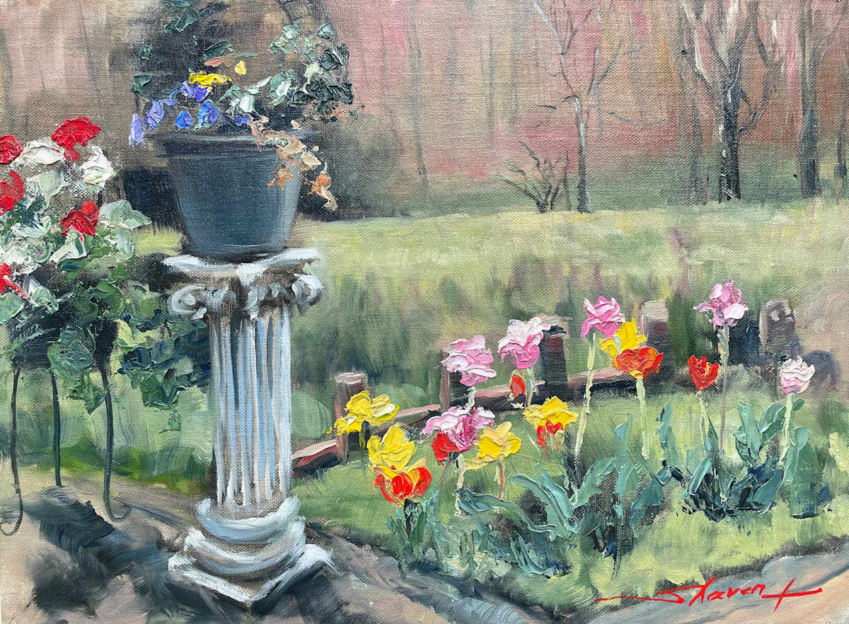 Plein Early Spring by Sharon Rusch Shaver, Image 1.