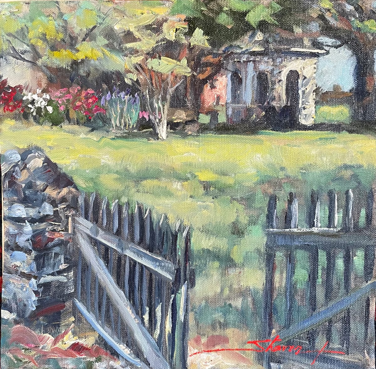 Plein Cragfont Gate by Sharon Rusch Shaver, Image 1.