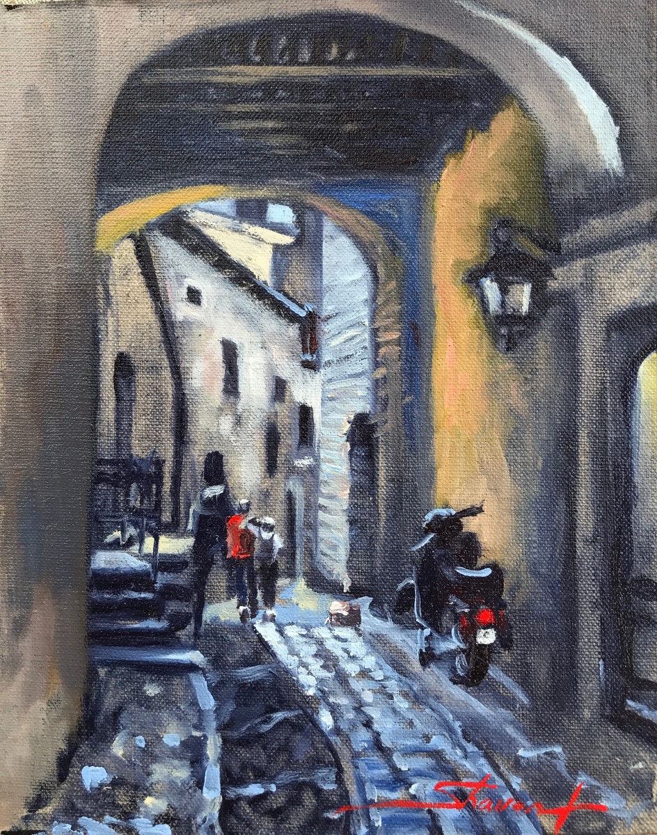 The Alley by Sharon Rusch Shaver 