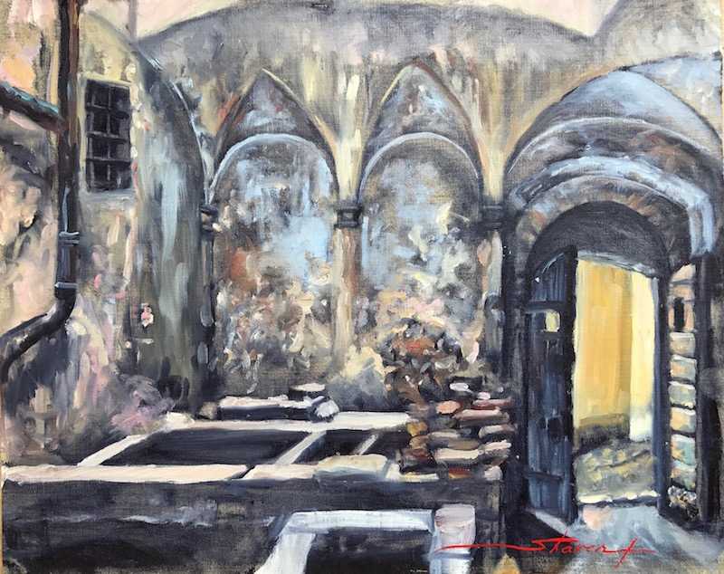 Medieval Laundry by Sharon Rusch Shaver, Image 1.