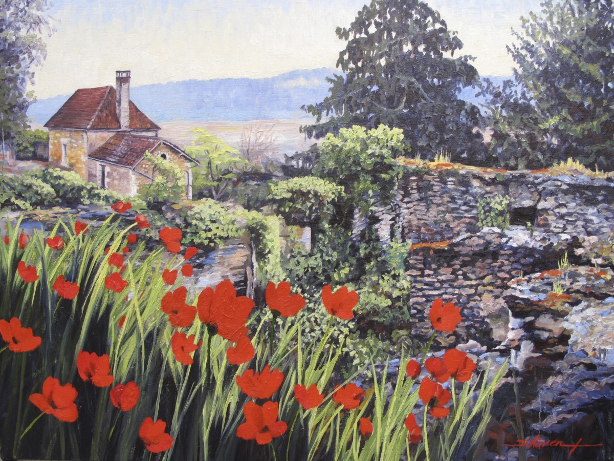 The Poppies by Sharon Rusch Shaver 
