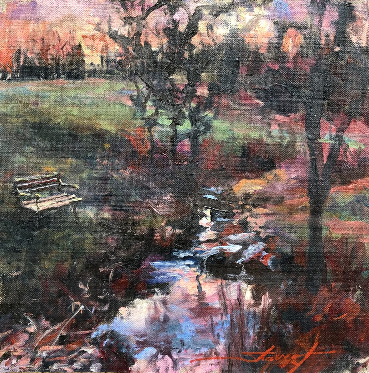 Evening Study by Sharon Rusch Shaver, Image 1.