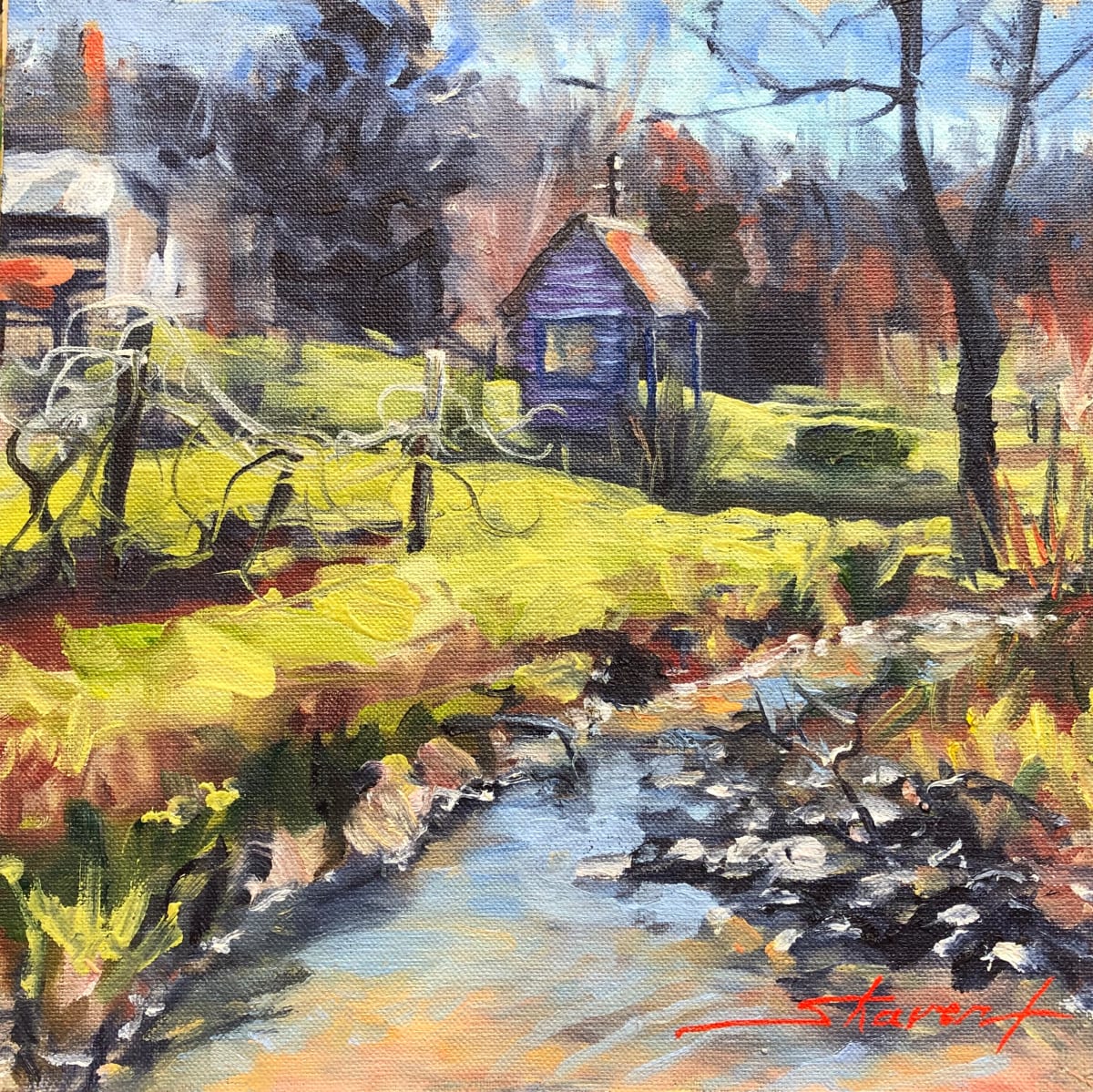 Plein Spring Has Arrived by Sharon Rusch Shaver, Image 1.