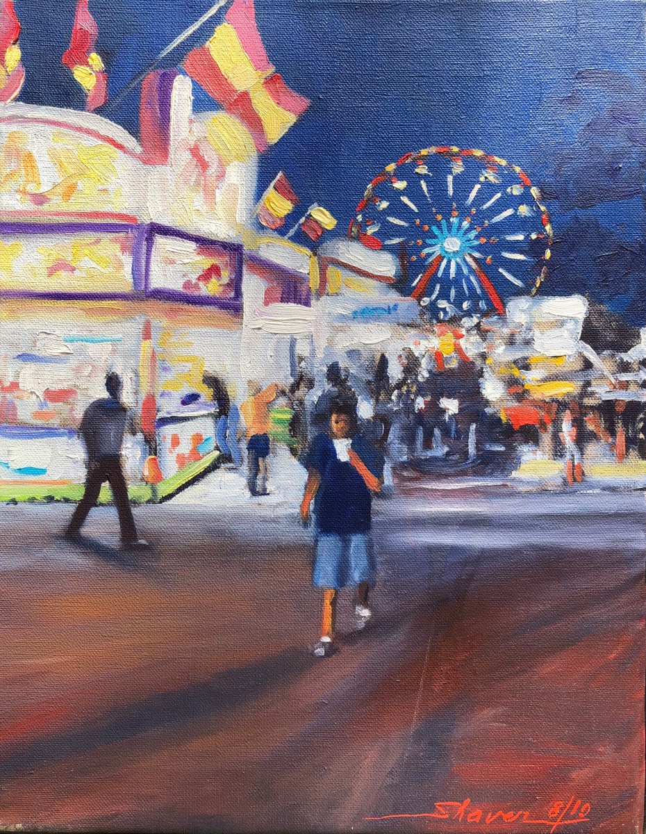 County Fair Lights by Sharon Rusch Shaver 
