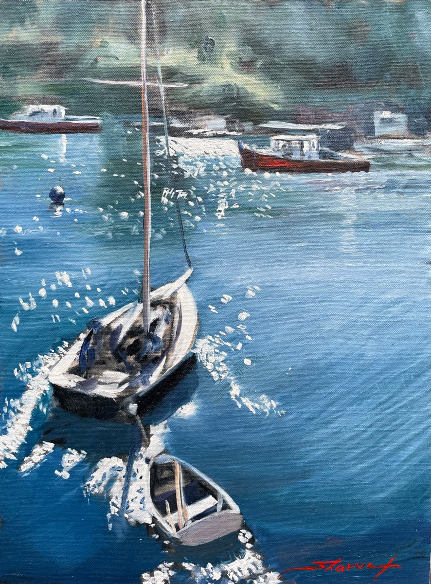 Morning Sail by Sharon Rusch Shaver 