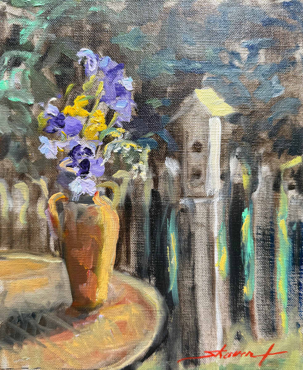 Plein Summer Iris by Sharon Rusch Shaver, Image 1.