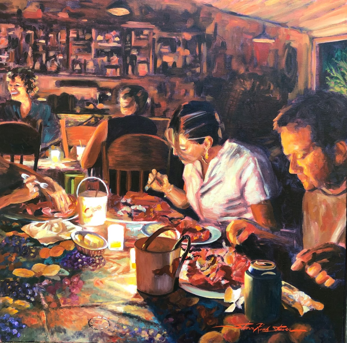 The Lobster Feast by Sharon Rusch Shaver 