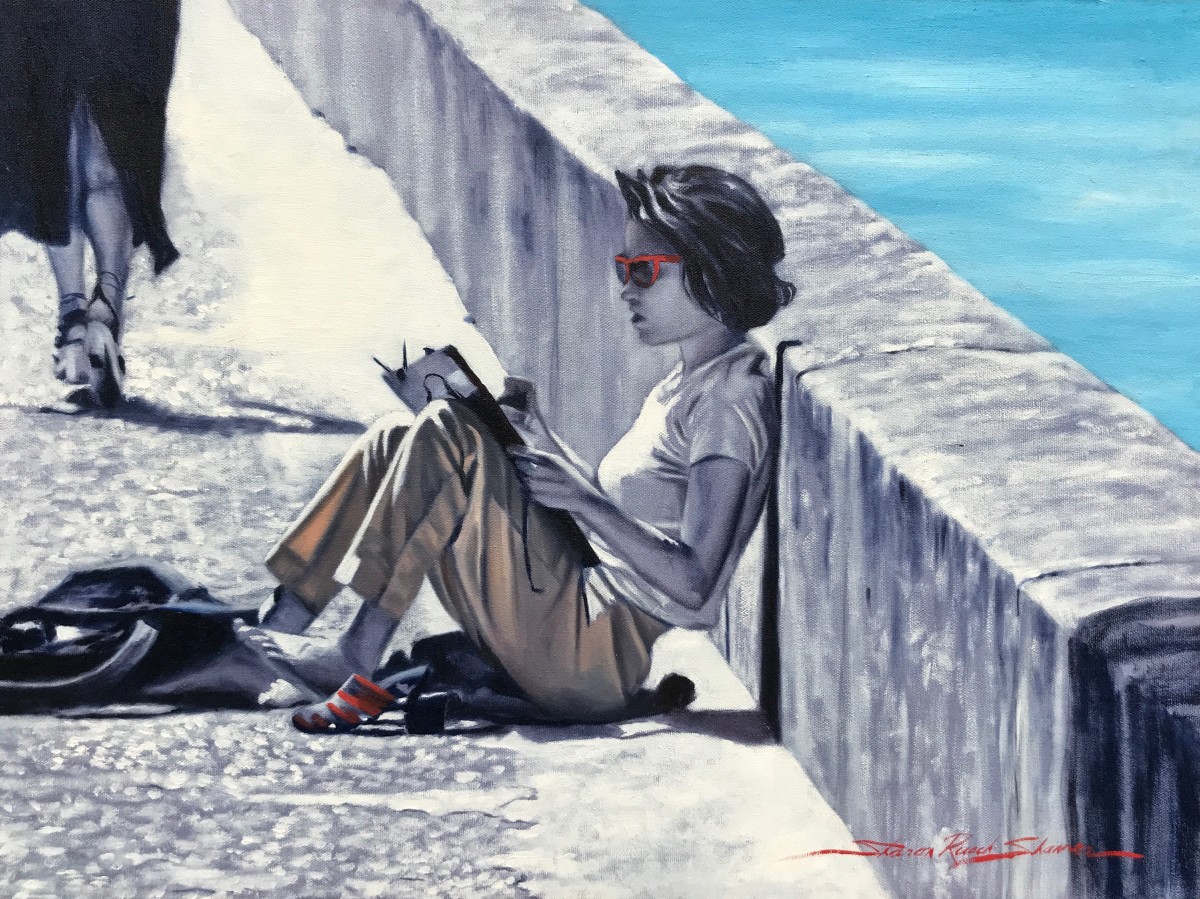 Artist in Arles by Sharon Rusch Shaver 