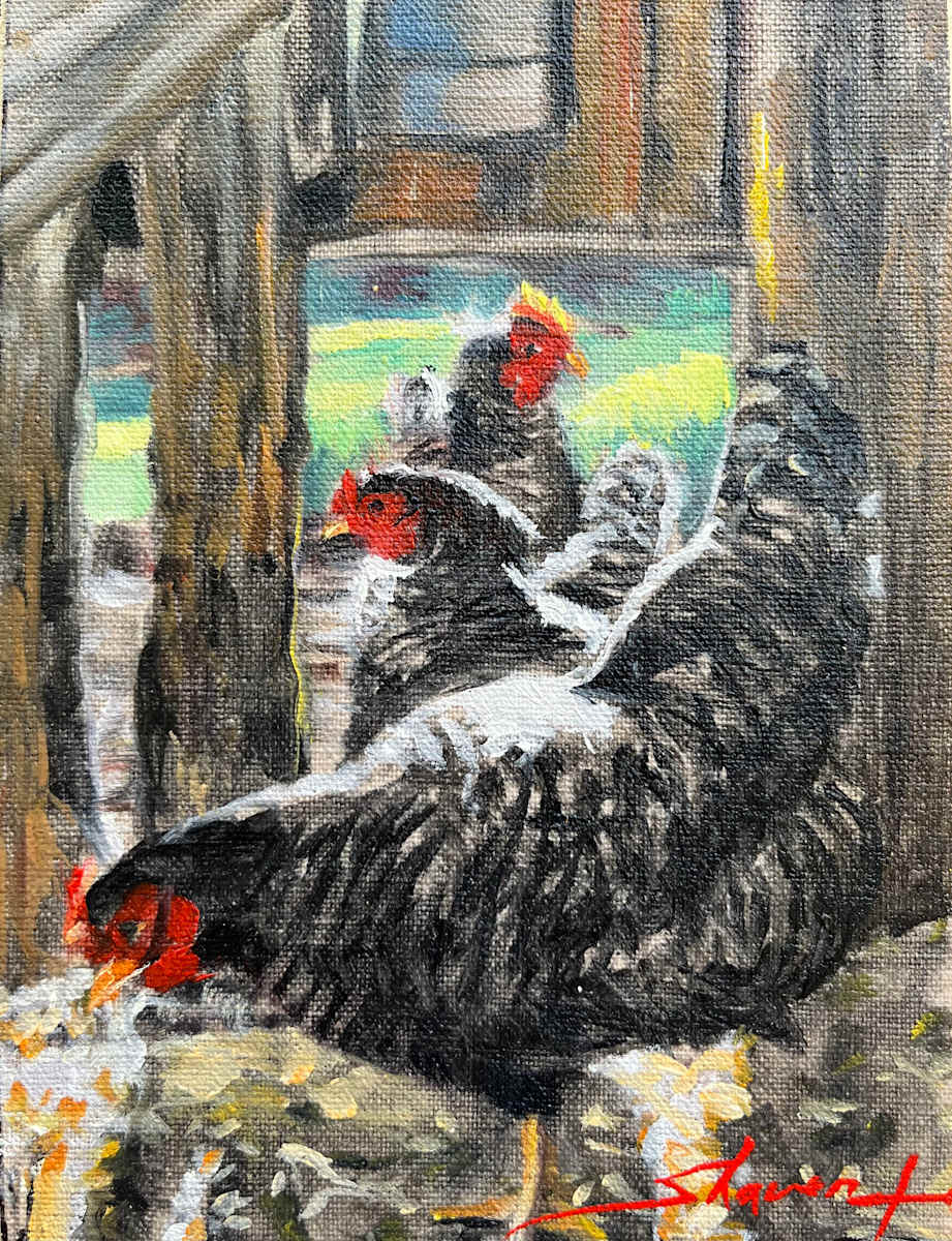 Hen Mini by Sharon Rusch Shaver, Image 1.