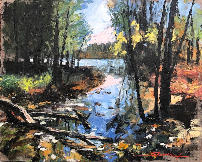 Plein Beauty in Fall by Sharon Rusch Shaver, Image 1.