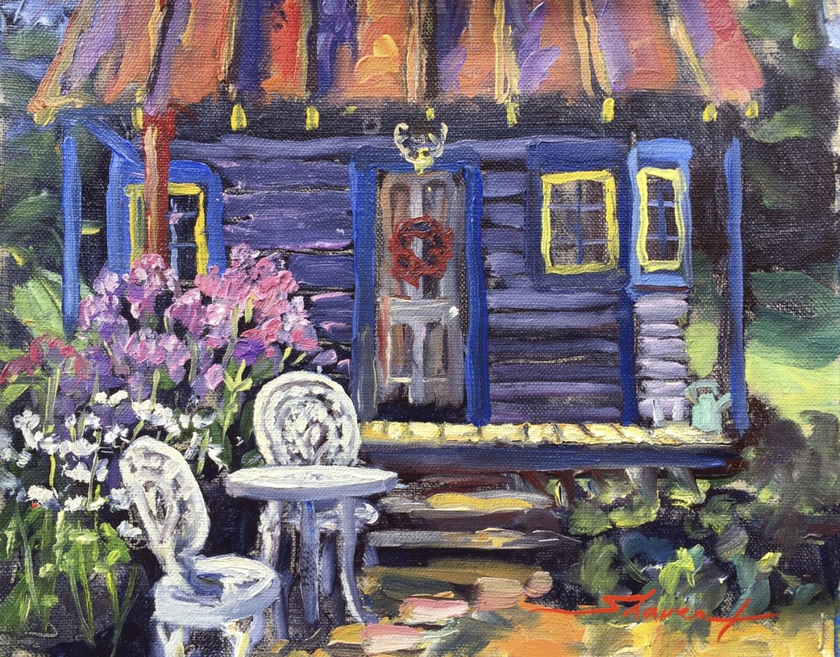 Summer Garden House by Sharon Rusch Shaver 