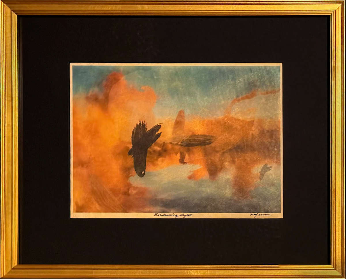 Enduring Light on Kosu Paper by Sandy Brown Jensen 