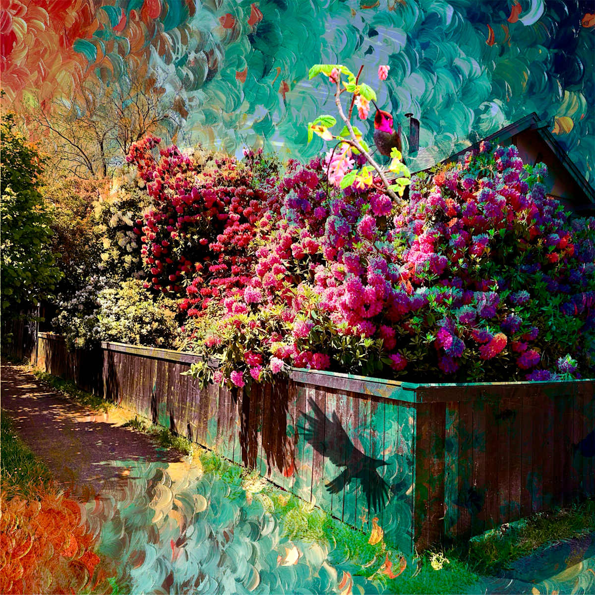 Her Wing is Always Over Us #2 by Sandy Brown Jensen, Image 1.