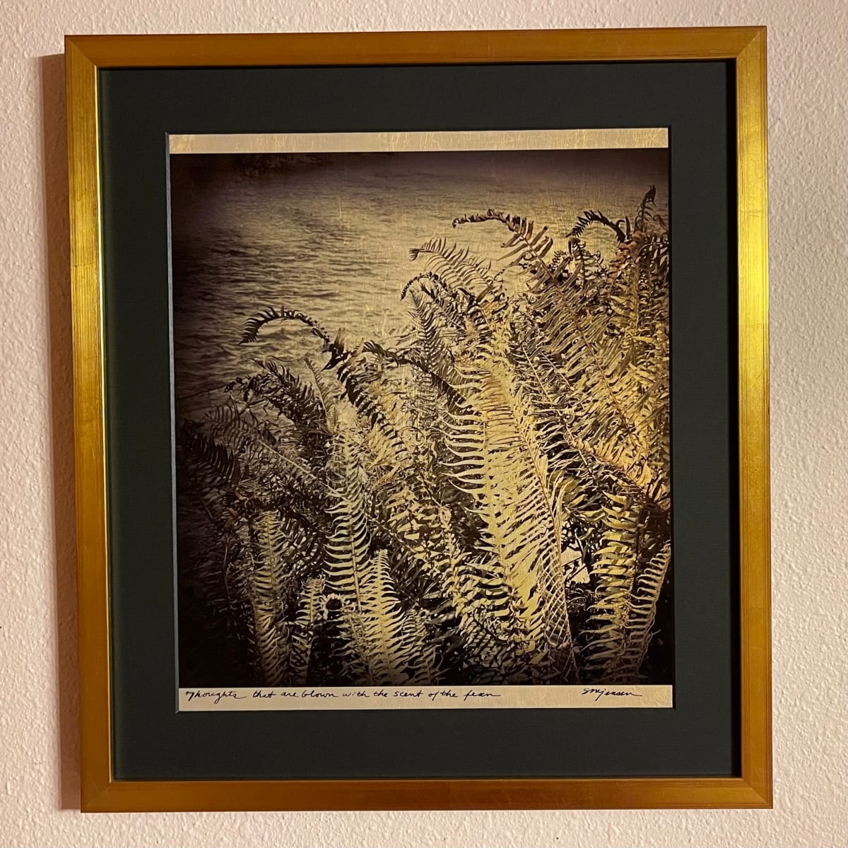 Scent of a Fern by Sandy Brown Jensen, I Dream in Gold  Image: Thoughts That are Blown with the Scent of the Fern