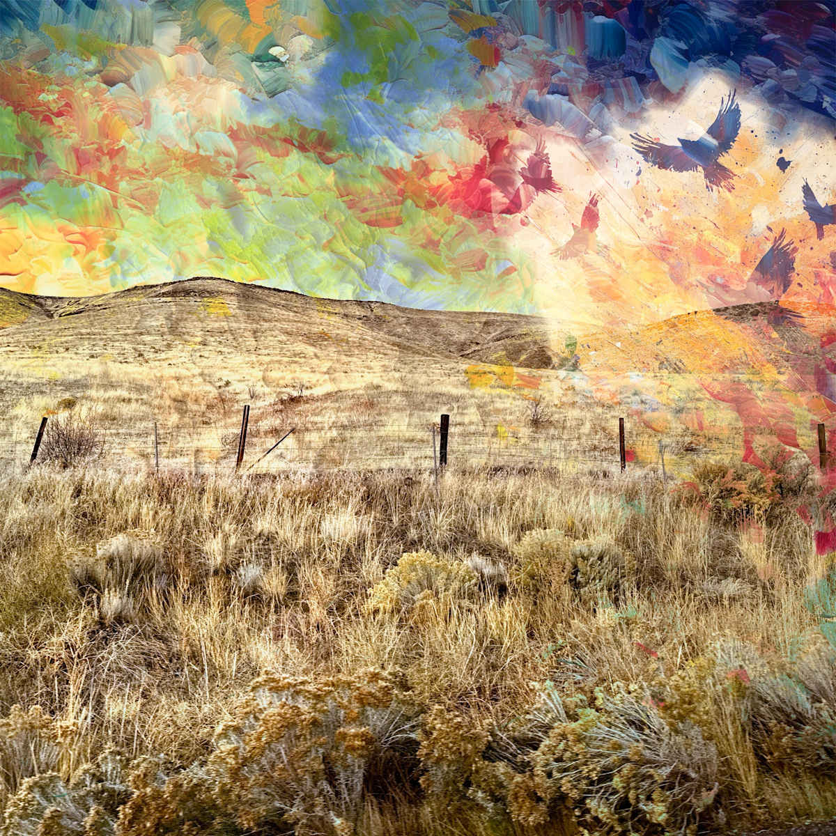 We All Shall Rise (Over the Landscapes of Our Childhood) by Sandy Brown Jensen, Image 1.