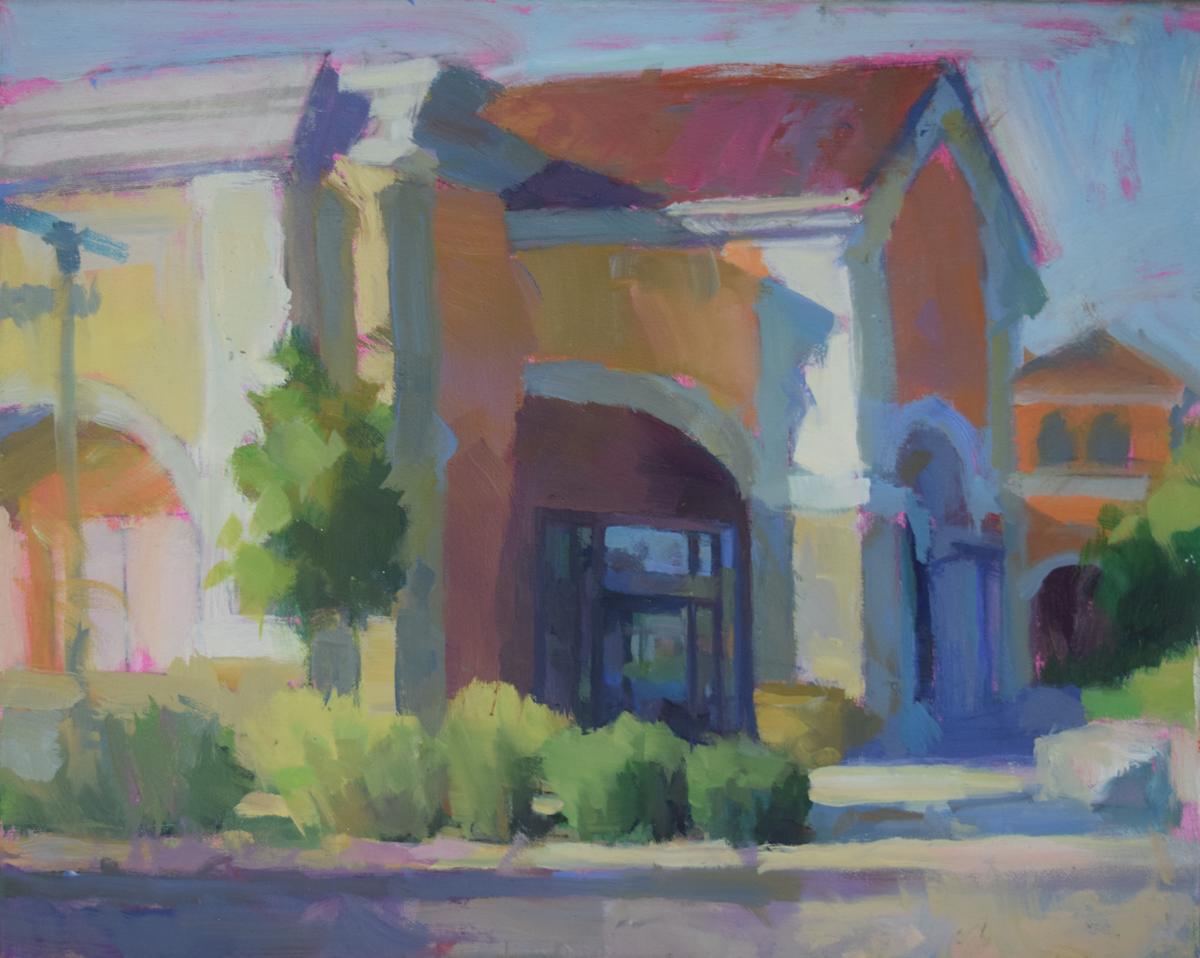 Building Across the Road by Harvey Edward Cusworth, Image 1.