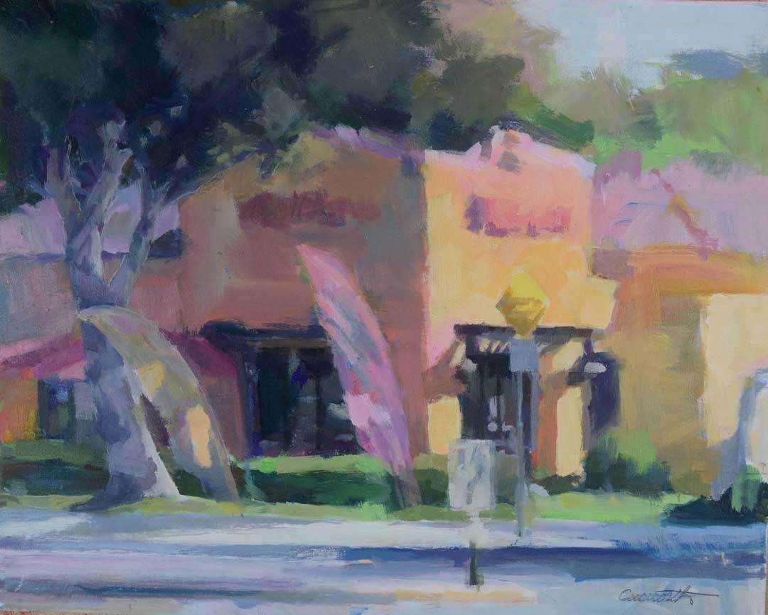 Yellow Loco by Harvey Cusworth 