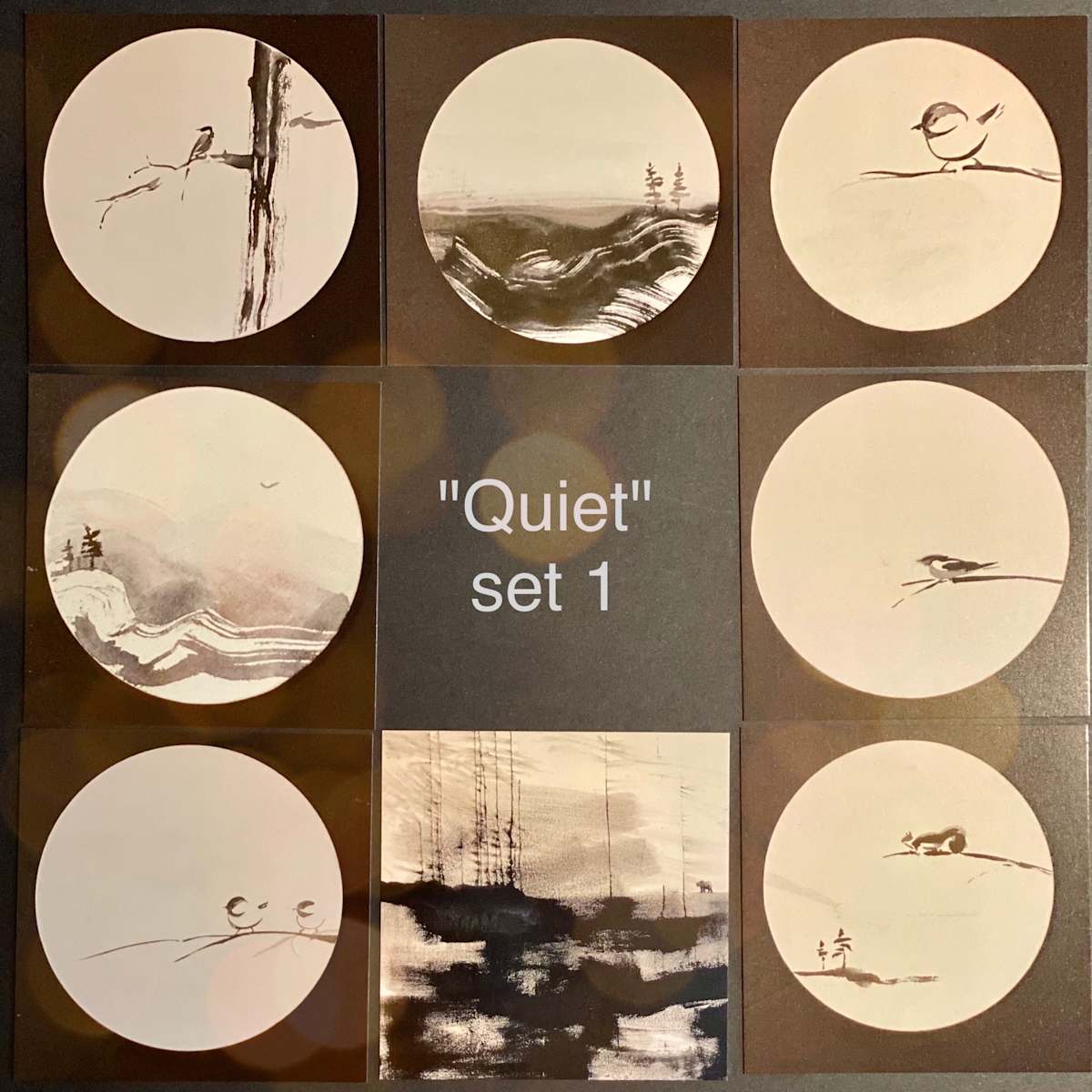 cards sets:  quiet, wings 