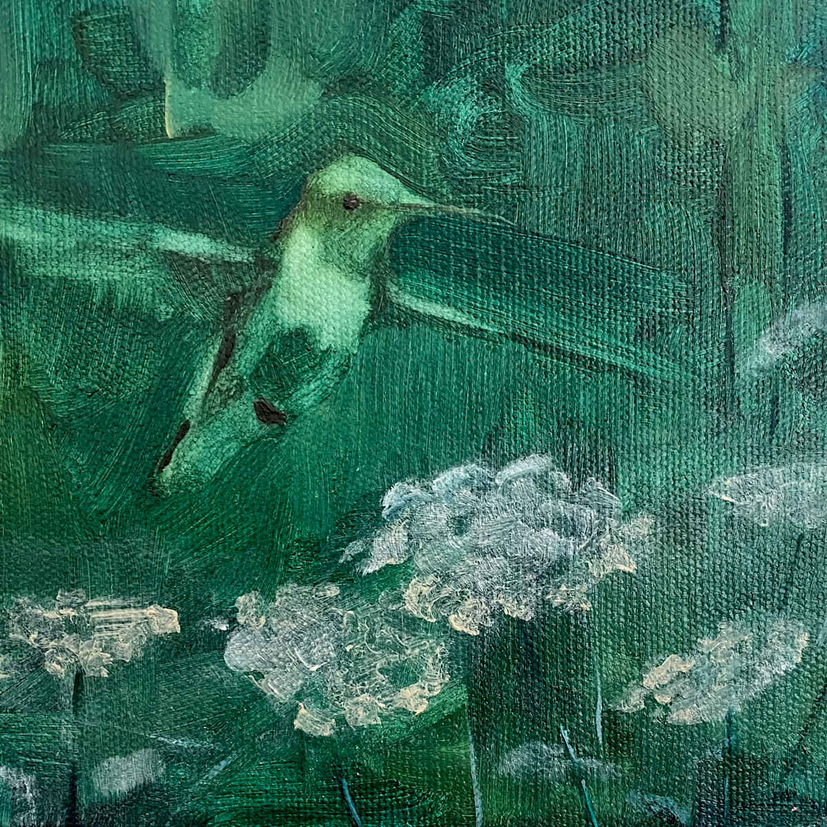 August Garden - Yarrow by Janet E Fagan 