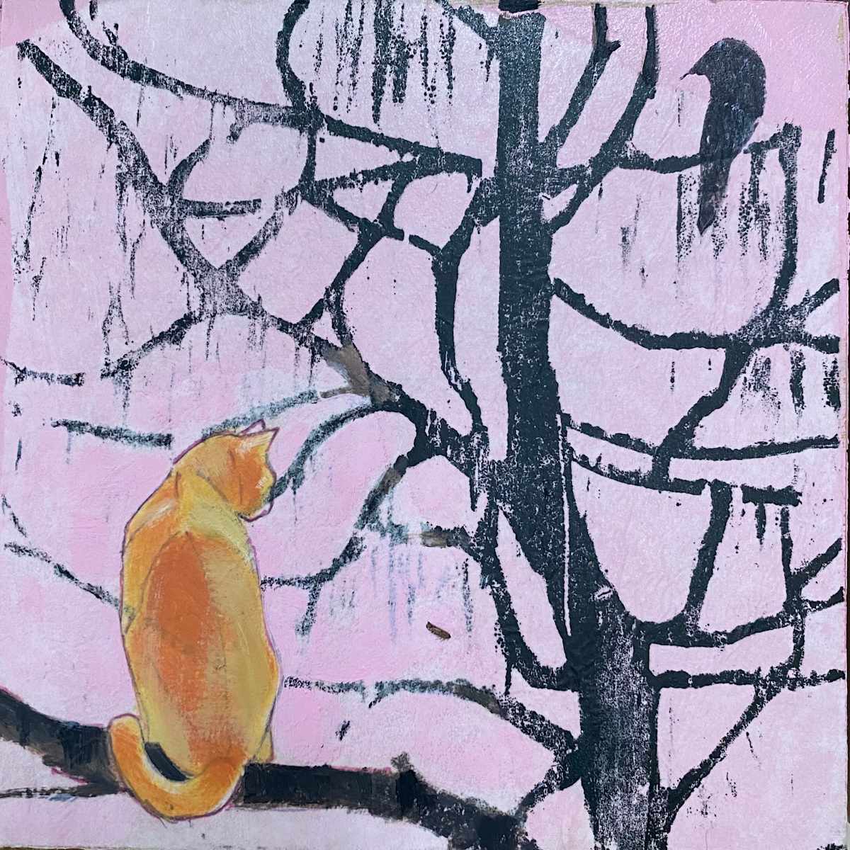 Canopy Cat by Janet E Fagan 