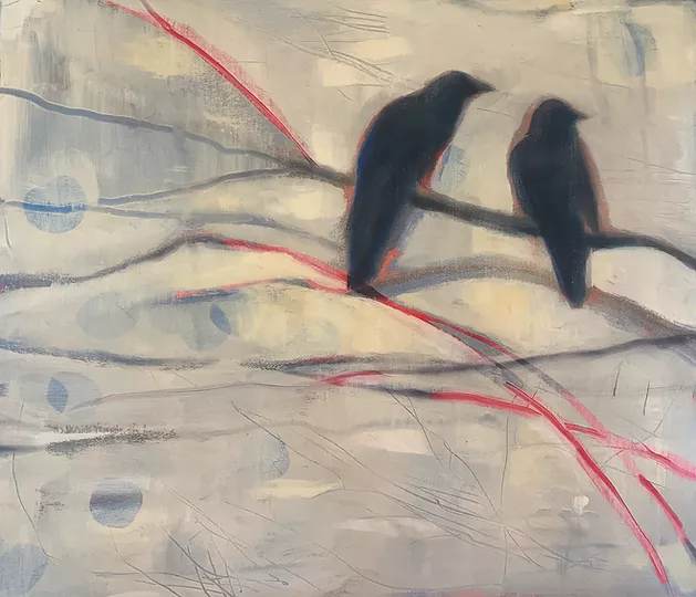 after the rain (red twig) 