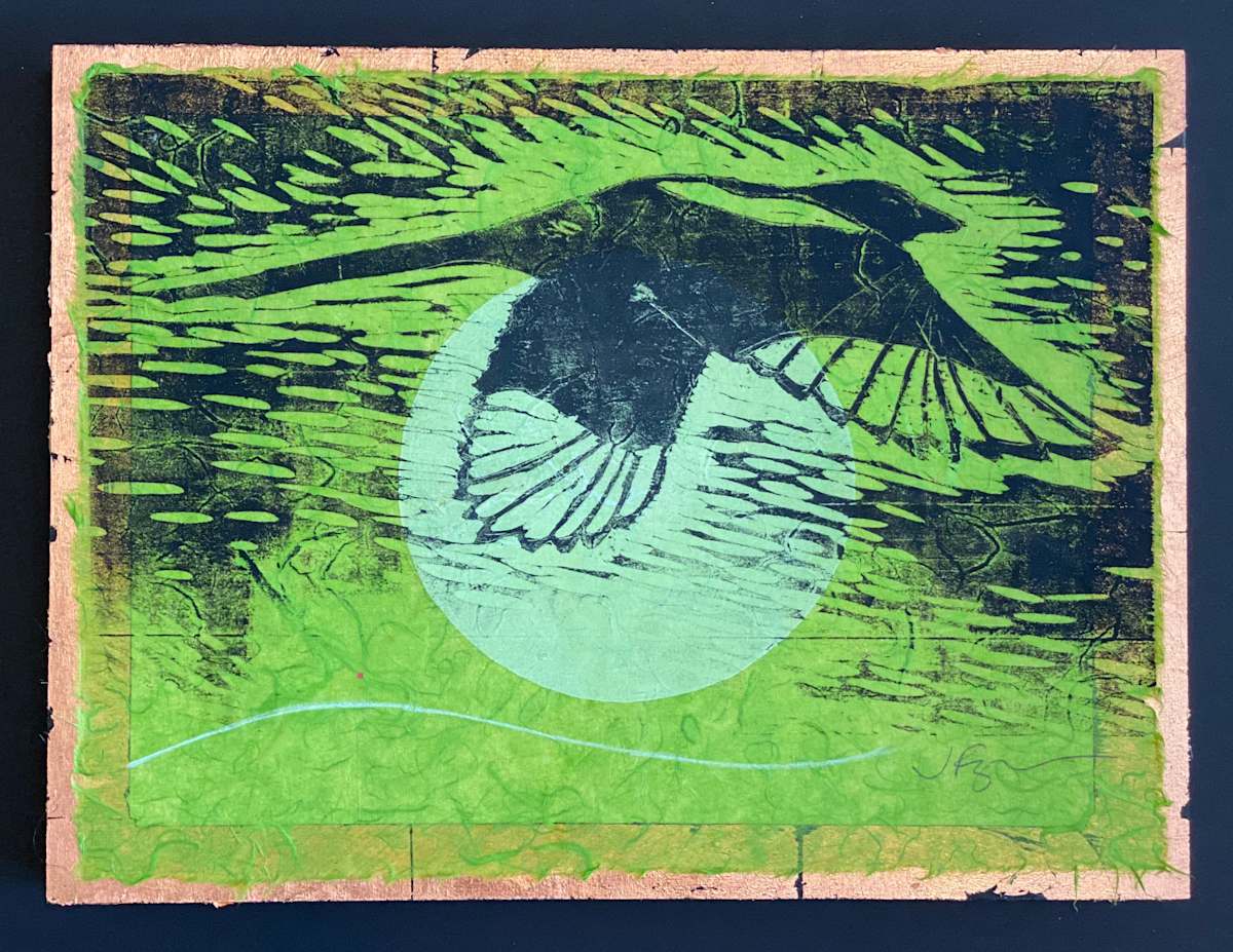 Methow Magpie by Janet E Fagan 