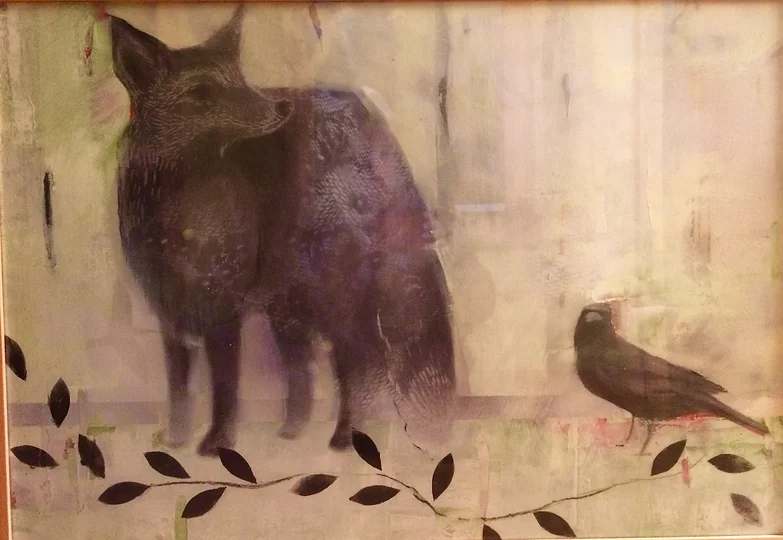 Crow loves fox by Janet E Fagan 