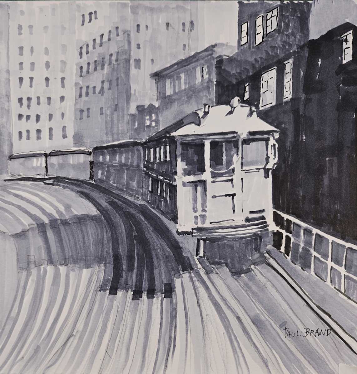 The Elevated Subway by Paul Brand 