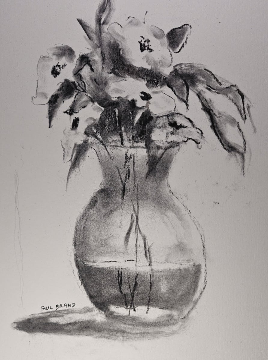 Flowers in a Vase by Paul Brand 