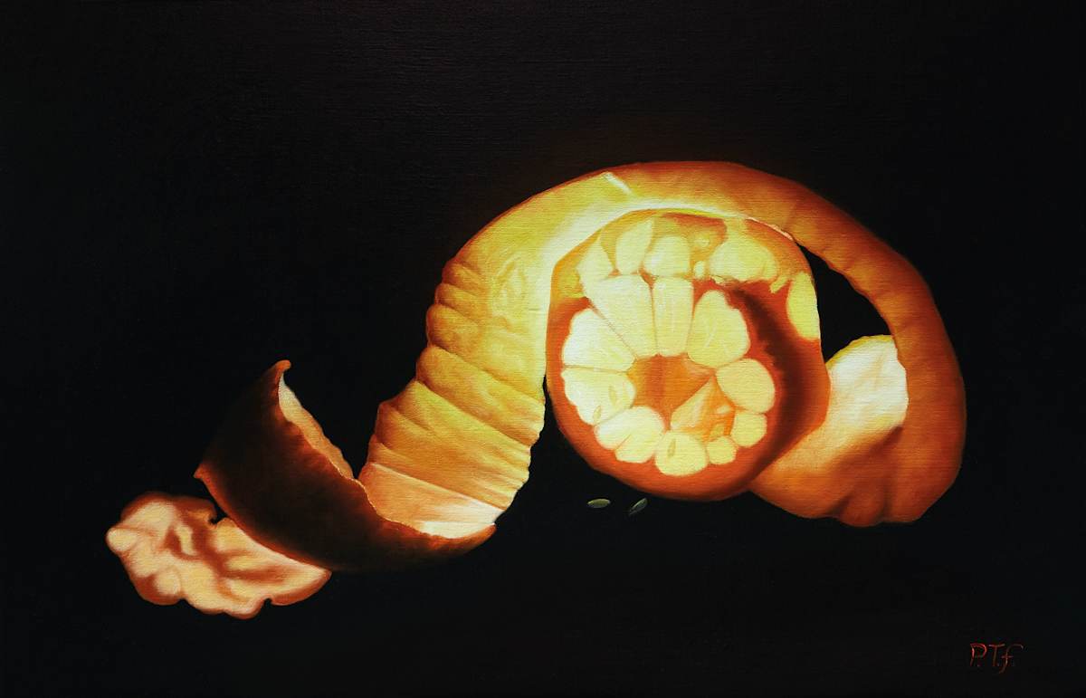 Orange twist by Peter Thomas Foster 
