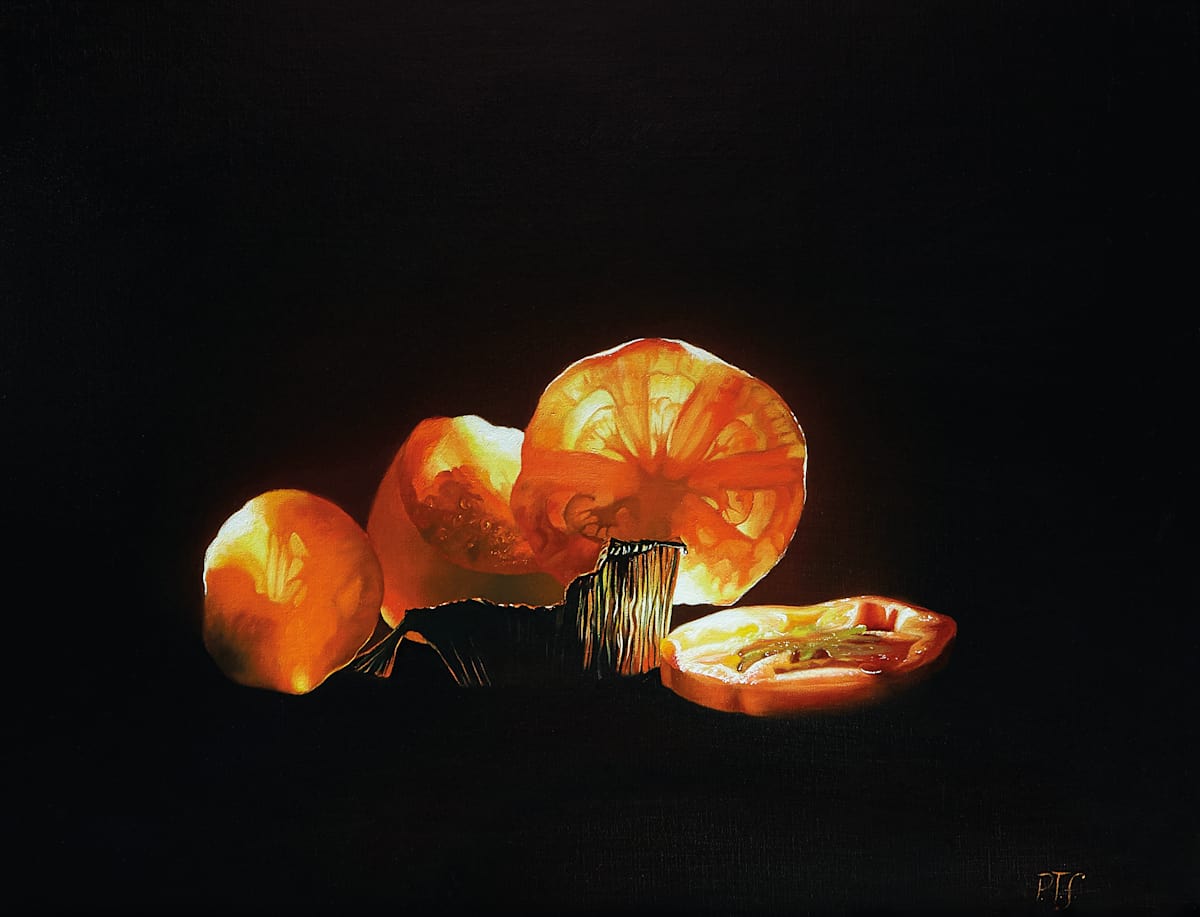 Tomato and foil cup by Peter Thomas Foster 